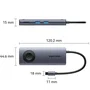 Vention TPMHB Docking Station USB-C con Carga Inalámbrica y HDMI 4K, Gris